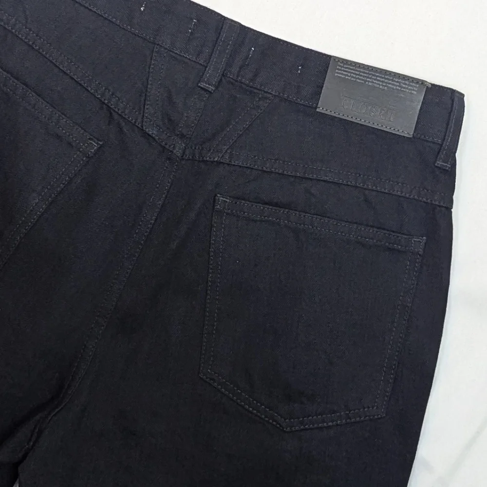 Closed Jeans Pedal Pusher High Waist Heritage Fit Cropped Black IT44 28 8 NWT